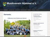 musikverein-huemmel.de Webseite Vorschau