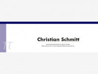 c-schmitt.com Webseite Vorschau