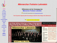 maennerchor-frohsinn-lahnstein.de Webseite Vorschau