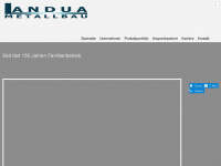 metallbau-landua.com Webseite Vorschau