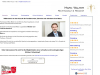 marcwalter.com Webseite Vorschau