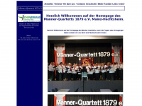 maenner-quartett1879-hechtsheim.de Webseite Vorschau