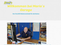 marios-garage.de Webseite Vorschau