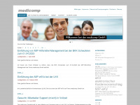 medicomp.de Webseite Vorschau