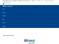 menke-mineraloele.de Webseite Vorschau