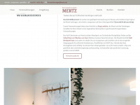 mertz.de Webseite Vorschau