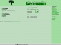 mesenbrink.de Webseite Vorschau
