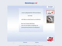 metalldesign.net Webseite Vorschau