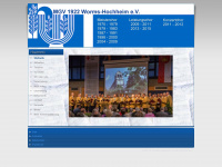 mgv-hochheim.de Webseite Vorschau