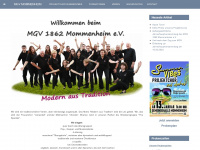 mgv-1862-mommenheim.de Webseite Vorschau