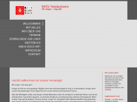 mgv-heidesheim.de Webseite Vorschau
