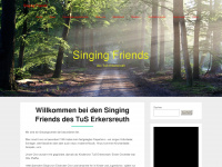 singing-friends.de Webseite Vorschau