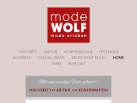 mode-wolf.de Webseite Vorschau