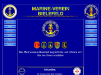 marineverein-bielefeld.de Webseite Vorschau