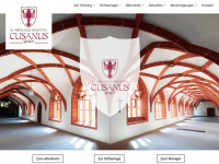 cusanus.de Webseite Vorschau
