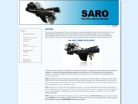 saro-bootsantriebe.de Webseite Vorschau