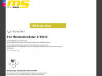ms-motorshop.de Webseite Vorschau