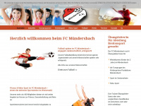 fc-muendersbach.de Webseite Vorschau