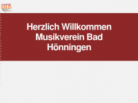 musikverein-badhoenningen.de Webseite Vorschau