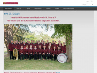 musikverein-st-goar.de Webseite Vorschau