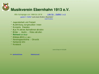 musikvereinww.de Webseite Vorschau