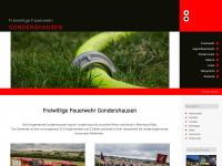 feuerwehr-gondershausen.de Webseite Vorschau