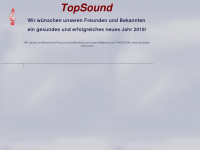 topsound-music.de Webseite Vorschau