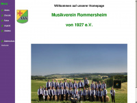 mv.rommersheim.de Webseite Vorschau