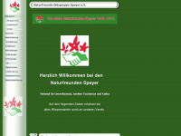 naturfreundehaus-speyer.de Webseite Vorschau