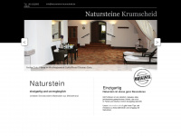 natursteine-krumscheid.de Webseite Vorschau