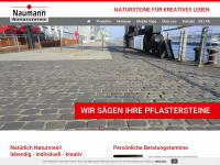 naumann-natursteine.de Webseite Vorschau