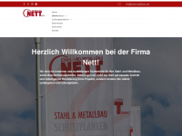 nett-metallbau.de Webseite Vorschau