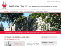 fortis-colonia.de Webseite Vorschau