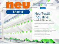 neu-textil.de Webseite Vorschau