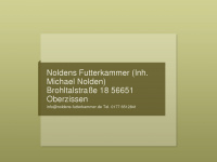 noldens-futterkammer.de Webseite Vorschau