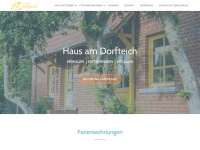 hausamdorfteich.de Webseite Vorschau