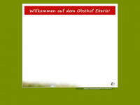 obsthof-eberle.de Webseite Vorschau
