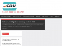 cdu-altrhein.de Webseite Vorschau