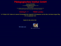 paedagogisches-institut.de Webseite Vorschau