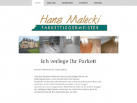 parkett-malecki.de Webseite Vorschau