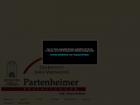 partenheimer-bestattungen.de Webseite Vorschau