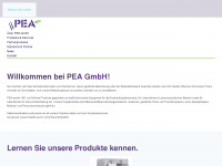 pea-gmbh.de Webseite Vorschau