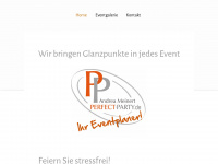 perfect-party.de Webseite Vorschau