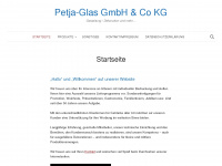 petja-glas.de Webseite Vorschau