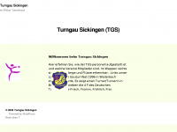 turngau-sickingen.de Webseite Vorschau