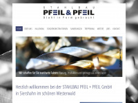 pfeil-pfeil.de Webseite Vorschau