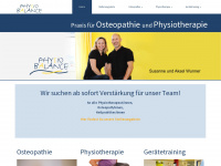 physio-balance.de Webseite Vorschau