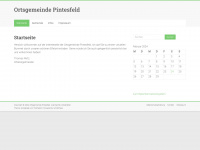 pintesfeld.de Webseite Vorschau