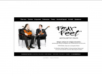 four-feet.de Webseite Vorschau
