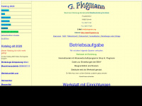 plogmann.org Webseite Vorschau